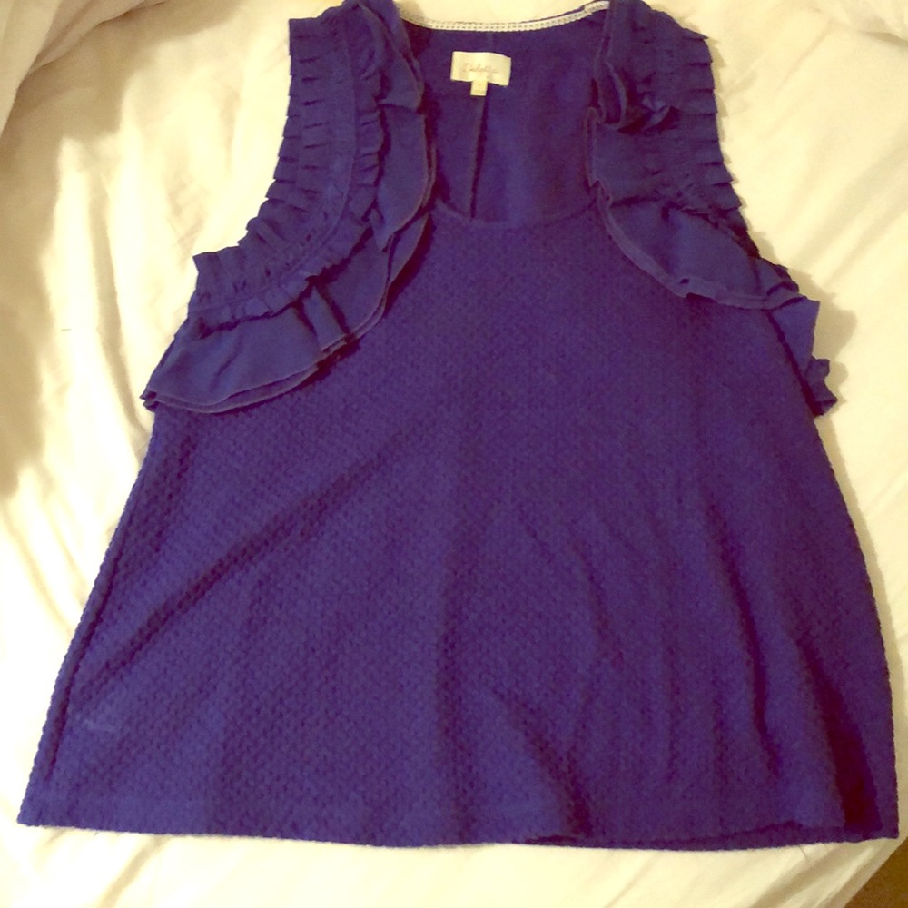 Anthropologie Ruffled Top - Picture 1 of 8